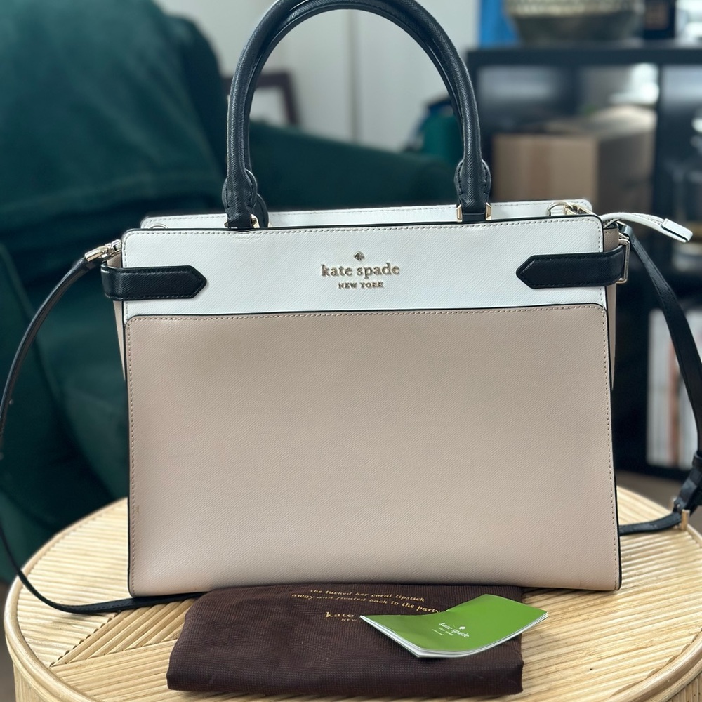 Kate Spade Light Gray Handbag